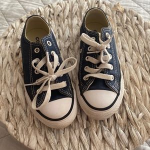 Kids size 11 Navy Converse